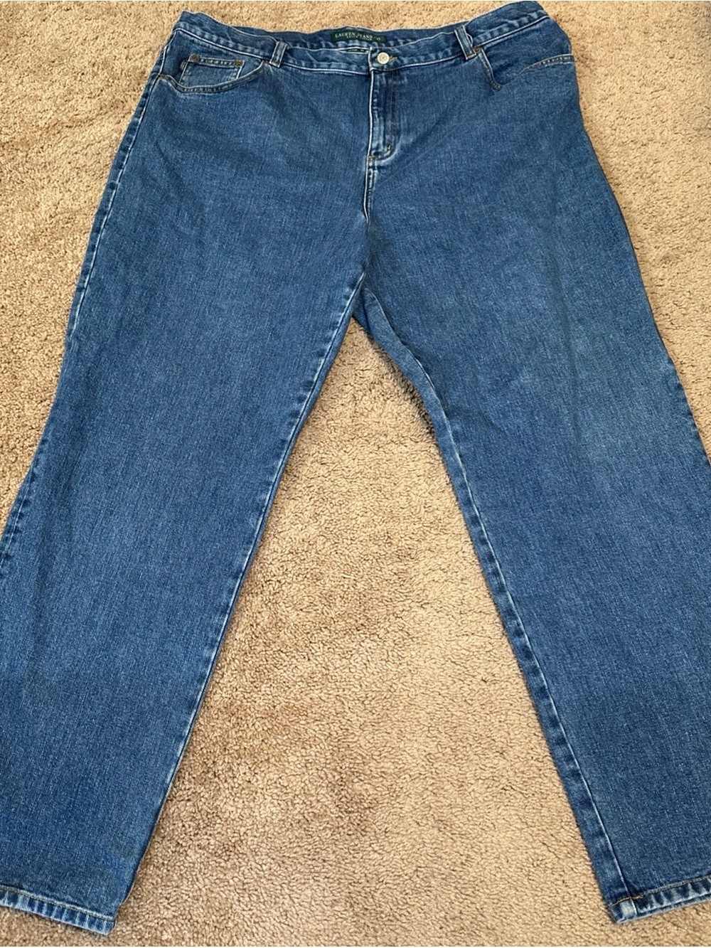 Vintage Ralph Lauren Jeans Co. Women’s Five Pocket Straight Leg Jeans Size 18W